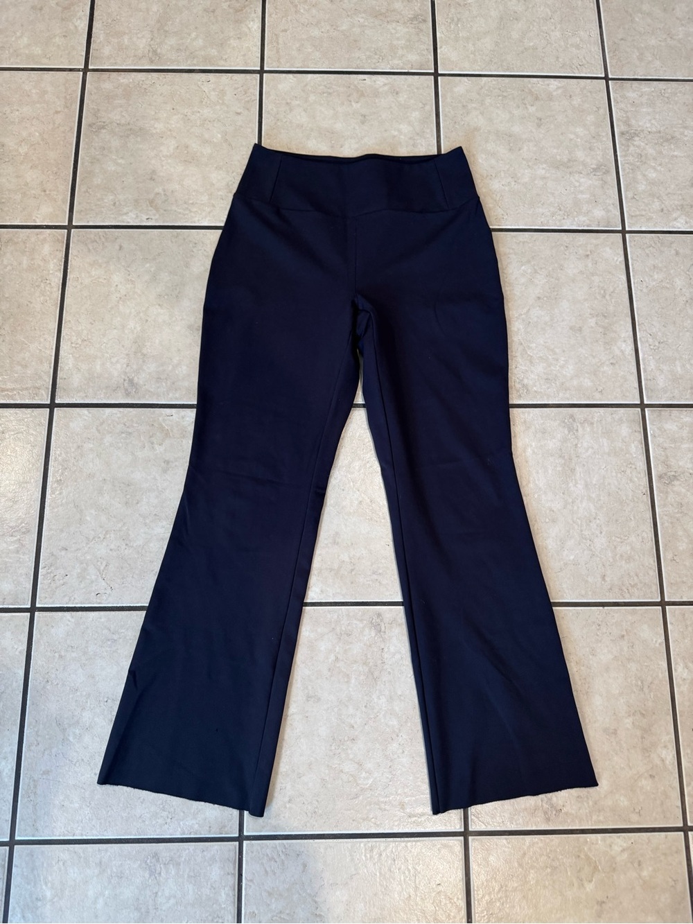 Woman Black Wide Leg Leggings